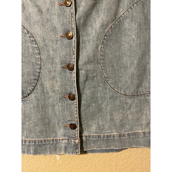 American Eagle women’s super high-rise airline denim skirt - Picture 3 of 8